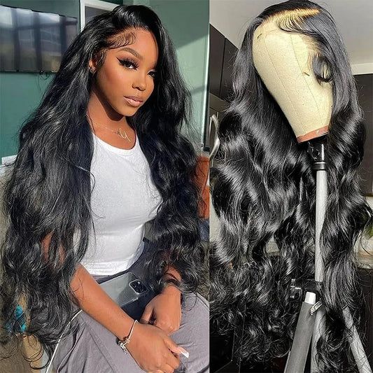 HD Lace Frontal Wig  Hair 360 Brazilian Pre Plucked Lace