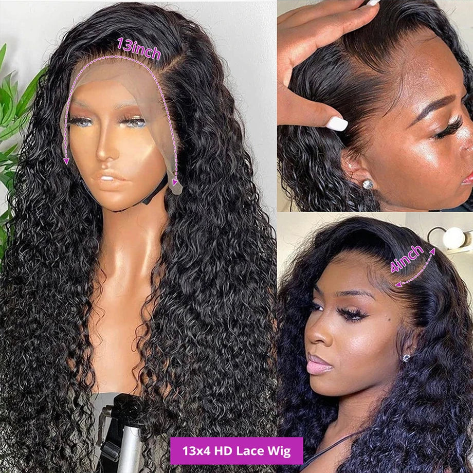 Water Wave Lace Front Wig HD Lace Frontal